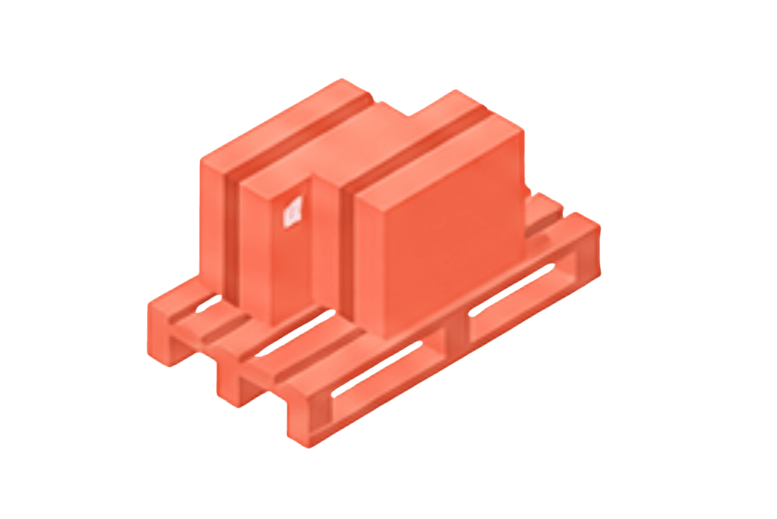 Pallet with cargo boxes